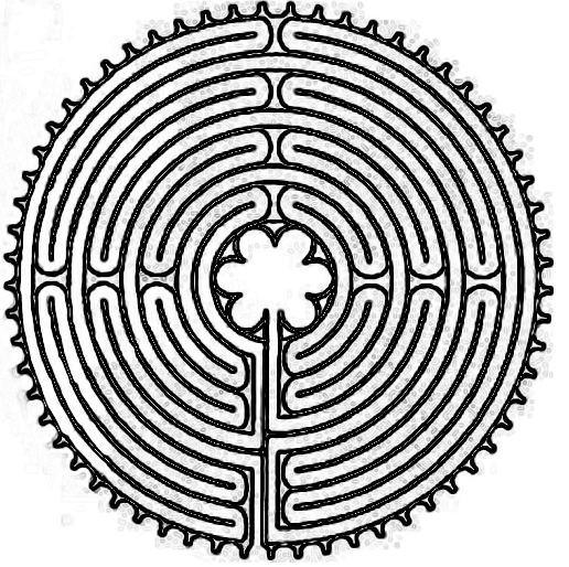 Labyrinth Chartres layout